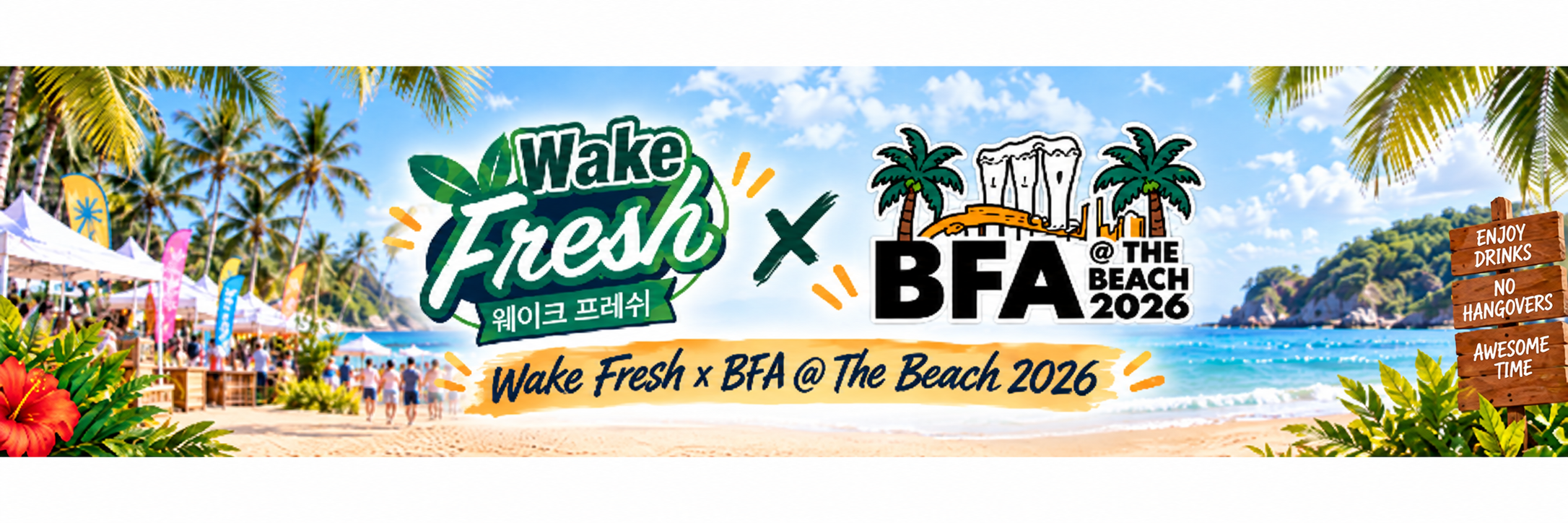 WakeFresh at Beer Fest Asia 2026 Event promos