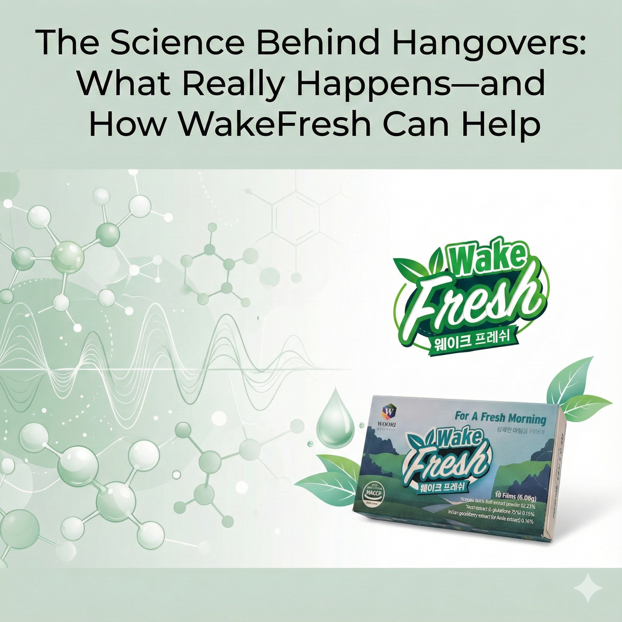 The Science Behind Hangovers: What Really Happens—and How WakeFresh Can Help